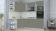 Миниатюра изображения товара Кухонный гарнитур Интерлиния Мила Пластик 1.68x2.4 LV (кварцевый/кварцевый/опал светлый)