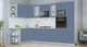 Миниатюра изображения товара Кухонный гарнитур Интерлиния Мила Пластик 1.68x3.2 LV (арктический/арктический/белый гранит)