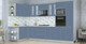 Миниатюра изображения товара Кухонный гарнитур Интерлиния Мила Пластик 1.68x3.4 LV (арктический/арктический/белый гранит)