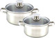 Миниатюра изображения товара Набор кастрюль Кухар Крокус Традиция (2л, 3л)