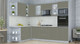 Миниатюра изображения товара Кухонный гарнитур Интерлиния Мила Пластик 1.88x2.8 LV (кварцевый/кварцевый/опал светлый)