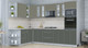 Миниатюра изображения товара Кухонный гарнитур Интерлиния Мила Пластик 1.88x3.0 LV (кварцевый/шторм/травертин серый)