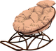 Миниатюра изображения товара Кресло-качалка M-Group Папасан мини / 12690201 (коричневый/бежевая подушка)