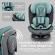 Миниатюра изображения товара Автокресло Sweet Baby Crosstour 360 SPS Isofix 0-36 (серый/бирюзовый)