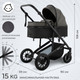 Миниатюра изображения товара Детская универсальная коляска Sweet Baby Amare GL 3в1 (коричневый)