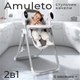 Миниатюра изображения товара Стульчик для кормления Sweet Baby Amuleto (серый)