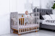 Миниатюра изображения товара Детская кроватка Sweet Baby Luciano с маятником (кашемир/натуральный)