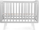 Миниатюра изображения товара Детская кроватка Sweet Baby Luciano с маятником (серый/белый)