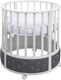 Миниатюра изображения товара Детская кровать-трансформер Sweet Baby Brillantezza 7в1 на колесах (белый/серый)