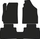 Миниатюра изображения товара Комплект ковриков для авто Alicosta 2558_1 для Jetour X70 I SUV 2019-н.в. (EVA соты, черный)
