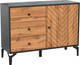 Миниатюра изображения товара Комод Олмеко Лофт 59.02 (черный/дуб вотан)