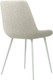 Миниатюра изображения товара Стул Олмеко Николь (велюр Панда крем 6/ваниль/белый)
