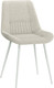 Миниатюра изображения товара Стул Олмеко Николь (велюр Панда крем 6/ваниль/белый)