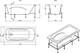 Миниатюра изображения товара Ванна акриловая Roca Line 170x70 / ZRU9302924 + ZRU9302925