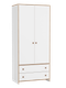 Миниатюра изображения товара Шкаф Олмеко Дакота 68.04 2-х дверный (белый/дуб сонома)