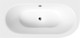 Миниатюра изображения товара Ванна акриловая Lauter Bliss 150 L / 21201051L (с ножками и серым подголовником)