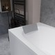 Миниатюра изображения товара Ванна акриловая Lauter Bliss 150 L / 21201051L (с каркасом/серый подголовн./белый лицевой экран)