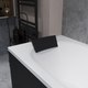 Миниатюра изображения товара Ванна акриловая Lauter Bliss 150 L / 21201051L (с каркасом и черным подголовником)
