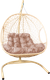 Миниатюра изображения товара Кресло подвесное M-Group Для двоих / 11450501 (бежевый ротанг/бежевая подушка)