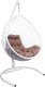 Миниатюра изображения товара Кресло подвесное M-Group Капля Home / 11830105 (белый ротанг/какао подушка)