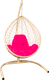 Миниатюра изображения товара Кресло подвесное M-Group Капля / 11020508 (бежевый ротанг/розовая подушка)