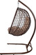 Миниатюра изображения товара Кресло подвесное M-Group Капля складное / 11500201 (коричневый ротанг/бежевая подушка)