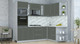 Миниатюра изображения товара Кухонный гарнитур Интерлиния Мила Пластик 1.68x2.4 PR (шторм/шторм/белый гранит)