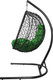 Миниатюра изображения товара Кресло подвесное M-Group Капля складное / 11500404 (черный ротанг/зеленая подушка)