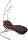 Миниатюра изображения товара Кресло подвесное M-Group Лежачее / 11640105 (белый/коричневая подушка)