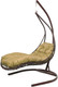 Миниатюра изображения товара Кресло подвесное M-Group Лежачее / 11640201 (коричневый/бежевая подушка)
