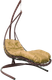 Миниатюра изображения товара Кресло подвесное M-Group Лежачее / 11640201 (коричневый/бежевая подушка)