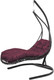 Миниатюра изображения товара Кресло подвесное M-Group Лежачее / 11640202 (коричневый/бордовая подушка)