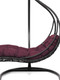 Миниатюра изображения товара Кресло подвесное M-Group Лежачее / 11640202 (коричневый/бордовая подушка)