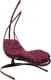 Миниатюра изображения товара Кресло подвесное M-Group Лежачее / 11640202 (коричневый/бордовая подушка)