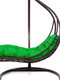 Миниатюра изображения товара Кресло подвесное M-Group Лежачее / 11640204 (коричневый/зеленая подушка)