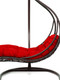 Миниатюра изображения товара Кресло подвесное M-Group Лежачее / 11640206 (коричневый/красная подушка)