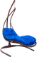 Миниатюра изображения товара Кресло подвесное M-Group Лежачее / 11640210 (коричневый/синяя подушка)