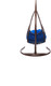 Миниатюра изображения товара Кресло подвесное M-Group Лежачее / 11640210 (коричневый/синяя подушка)
