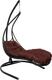 Миниатюра изображения товара Кресло подвесное M-Group Лежачее / 11640405 (черный/коричневая подушка)