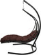 Миниатюра изображения товара Кресло подвесное M-Group Лежачее / 11640405 (черный/коричневая подушка)