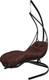 Миниатюра изображения товара Кресло подвесное M-Group Лежачее / 11640405 (черный/коричневая подушка)