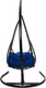 Миниатюра изображения товара Кресло подвесное M-Group Лежачее / 11640410 (черный/синяя подушка)