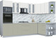 Миниатюра изображения товара Кухонный гарнитур Интерлиния Мила Пластик 1.68x3.0 PR (зефирный/латте/белый гранит)