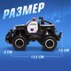 Миниатюра изображения товара Радиоуправляемая игрушка Автоград Джип полиция / 7710752 (черный, с батарейками)