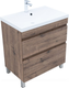 Миниатюра изображения товара Тумба под умывальник Aquanet Нота New 75 / 344142 (дуб веллингтон табак)