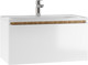 Миниатюра изображения товара Тумба под умывальник Домино Absolute 80 Senator 80 с двумя ящиками В2 / DS4302T