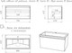 Миниатюра изображения товара Тумба под умывальник Домино Absolute 80 Senator 80 с двумя ящиками В2 / DS4302T