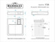 Миниатюра изображения товара Умывальник Marrbaxx Марго V58D1 / V058D001