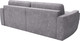 Миниатюра изображения товара Диван угловой Олмеко Женева SO2P Еврокнижка (микровелюр, шейп сильвер)