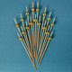 Миниатюра изображения товара Набор шпажек для канапе Мультидом Диско-шар BJ80-603 (24шт, золото)